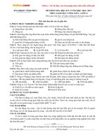 Đề thi học kì 1 môn Giáo dục công dân lớp 11 Sở GD&ĐT Vĩnh Phúc năm học 2016 - 2017