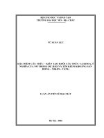 Đặc điểm cấu trúckiến tạo Khối cấu trúc Tạ Khoa, ý nghĩa của nó trong dự báo và tìm kiếm khoáng sản đồng  niken vàng