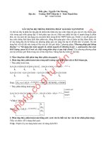 Xây dựng hệ thống phương pháp giải bài tập peptit 