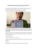 Đổi mới hàng loạt mức phí, lệ phí từ ngày 01/01/2017