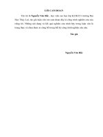 Tăng cường công tác quản lý hệ thống đê điều trên địa bàn tỉnh thái nguyên đến năm 2020 