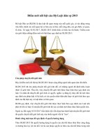 Điểm mới nổi bật của Bộ Luật dân sự 2015