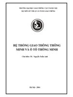 Giáo Trình Hệ Thống Giao Thông Thông Minh Và Ôtô Thông Minh