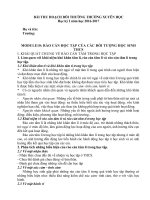 Bài thu hoạch BDTX HKI 2016 2017