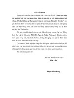 Tăng cường công tác quản lý chi phí giai đoạn thực hiện dự án đầu tư xây dựng công trình thủy điện lai châu của ban quản lý dự án nhà máy thủy điện sơn la 