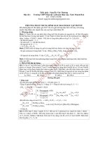 Phương pháp trung bình giải nhanh bài tập peptit 