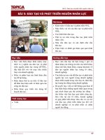 Bài 5: Đào tạo phát triển nguồn nhân lực