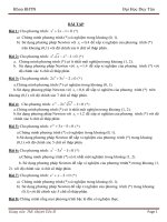 đề cương toán ôn tập thi đại học
