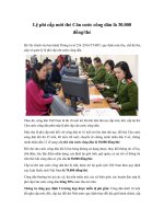 Lệ phí cấp căn cước công dân 2017