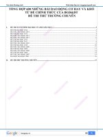 bài tập trắc nghiệm dao động cơ nâng cao