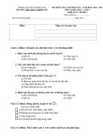 Đề kt khoa học cuối kì 1 2016 2017