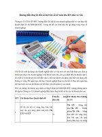 Hướng dẫn chuyển đổi số dư trên sổ kế toán cho DN nhỏ và vừa