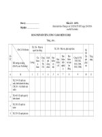 Mẫu số 11 - LĐTL: Bảng phân bổ tiền lương và bảo hiểm xã hội