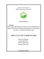 Thực trạng bệnh sinh sản ở đàn lợn nái ngoại nuôi tại trang trại nguyễn thanh lịch huyện ba vì thành phố hà nội và biện pháp phòng trị  