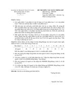 đề thi môn xác suất thống kê trường sư phạm kĩ thuật