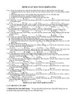 Bai tap ve dinh luat bao toan khoi luong 2