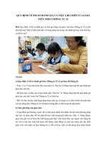 Quy định về hồ sơ đánh giá và việc ghi chép của giáo viên theo Thông tư 22