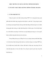 skkn HIỆU TRƯỞNG xây DỰNG CHƯƠNG TRÌNH HÀNH ĐỘNG 