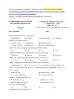 _7. Đề thi thử theo cấu trúc mới năm 2017 môn HÓA HỌC - Số 4 - Có lời giải chi tiết - File Word