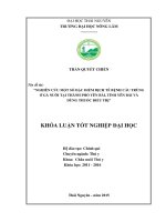 Nghiên cứu một số đặc điểm dịch tễ bệnh cầu trùng ở gà nuôi tại thành phố Yên Bái  tỉnh Yên Bái và dùng thuốc điều trị.