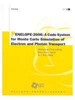 PENELOPE 2006 A Code System for Monte Carlo Simulation of Electron and Photon Transport