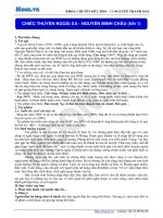 LTĐH Ôn luyện Các tác phẩm văn học