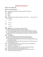MỘT SỐ BÀI TẬP PHẦN SÓNG CƠ . ĐẦY ĐỦ VÀ HAY NHẤT