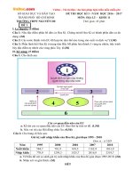 Đề thi học kì 1 môn Địa lý lớp 11 trường THPT Nguyễn Du, TP Hồ Chí Minh năm học 2016 - 2017