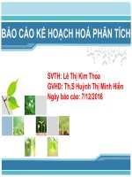 bài 10 xác định hàm lượng axit ascorbic (vitamin c) trong viên sủi bằng phương pháp chuẩn   độ điện thế