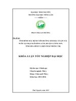 Tình hình mắc bệnh viêm đường sinh dục ở lợn nái nuôi tại trại ngô hồng gấm   huyện lương sơn   tỉnh hòa bình và biện pháp phòng trị