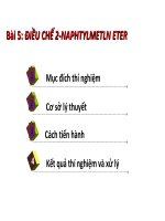 ĐIỀU CHẾ 2 NAPHTYLMETLN ETER