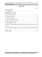 tieu luan “Một số khó khăn và sai lầm thường gặp của học sinh THPT khi giải các bài toán tổ hợp, xác suất”.