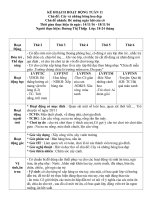 giáo án mầm non phát triển cho bé