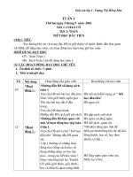 Giáo án lớp 1 tổng hợp đầy đủ