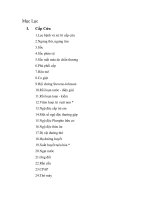 Mục lục phác đồ nhi khoa 