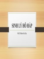 Slide bài giảng sinh lý hô hấp