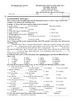 DE THI HK I TIENG ANH 9 (2016 2017) SGD BAC GIANG