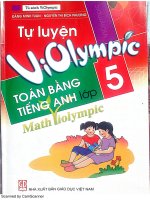 Tự luyện violympic toán bằng tiếng anh lớp 5 (có đáp án)