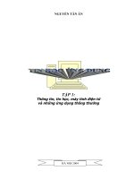 Thông tin, tin học, máy tính điện tửvà những ứng dụng thông thường