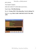 Giáo án lớp 1 tuần 29 LOP 1 