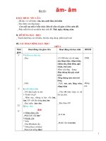 Giáo án học vần lớp 1cả năm 