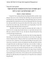 Một số kinh nghiệm giảng dạy có hiệu quả tiết luyện tập hình học lớp 7 