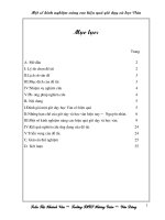 SKKN sáng kiến kinh nghiệm một số kinh nghiệm nâng cao hiệu quả  dạy văn học 