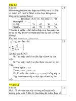 Bài tập xác suât thống kê có lời giải 4