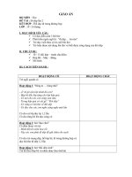 Giáo án mầm non đề tài  thơ đi dép 