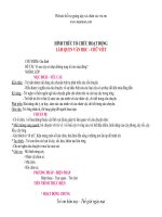 Giáo án mầm non đề tài vì sao cây có nhựa không rụng lá vào mùa đông 