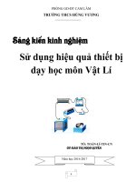 SKKN su dung thiet bi trong day hoc vat ly