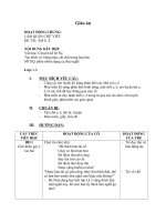 Giáo án mầm non đề tài làm quen âm e, ê 