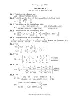 chuyên đề biểu thức số MTCT