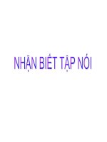 Giáo án mầm non chủ đề nhận biế́t tập nói bản mới nhất 